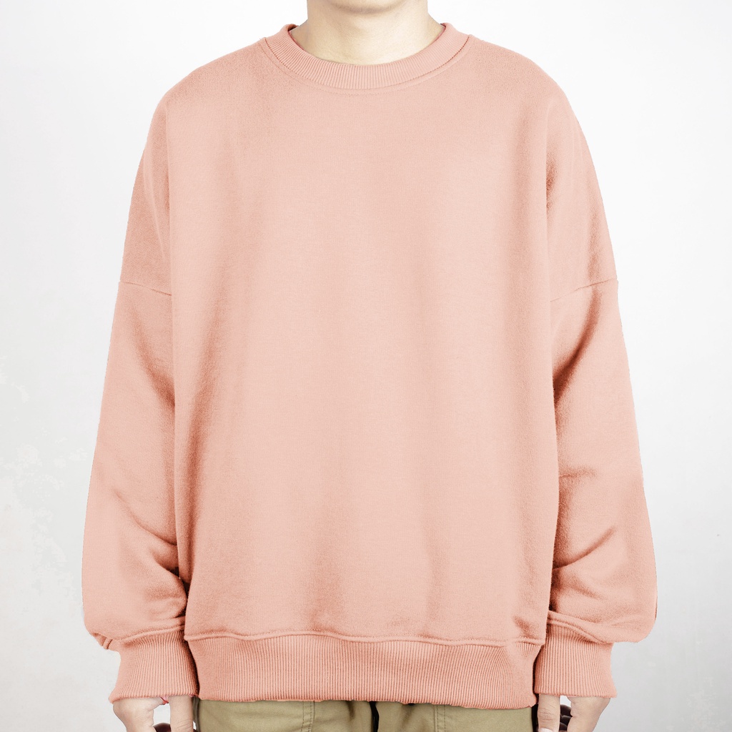 Crewneck Boxy Oversized Peach