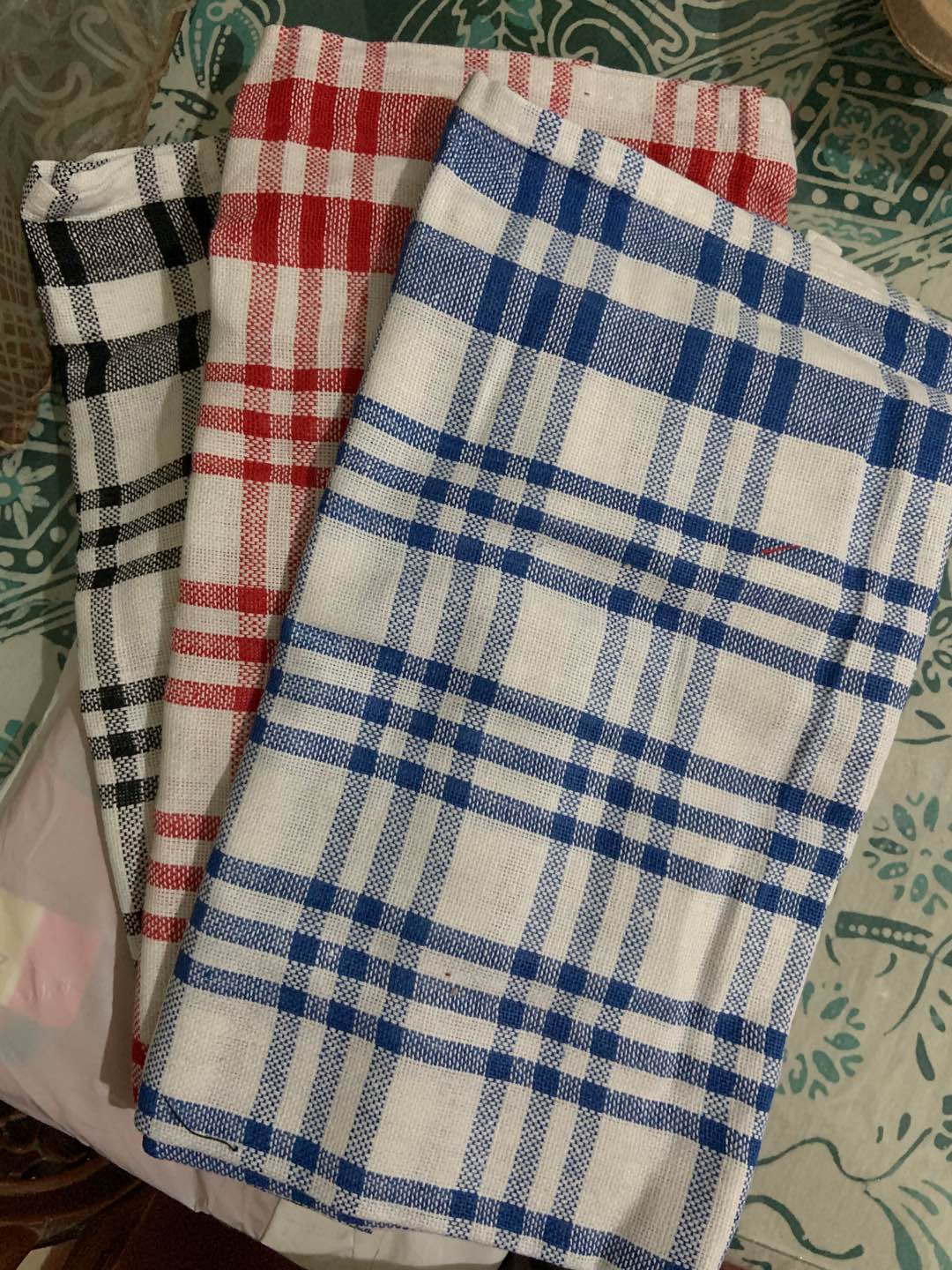 Serbet Lap Dapur Kain Serbet Lap Tangan Lap Piring Peralatan Perlengkapan Dapur Lap Meja S57