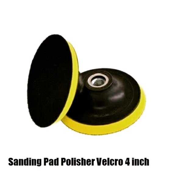 mofuji Tatakan Amplas Bulat Tempel Sanding Pad Velcro 4 Inch