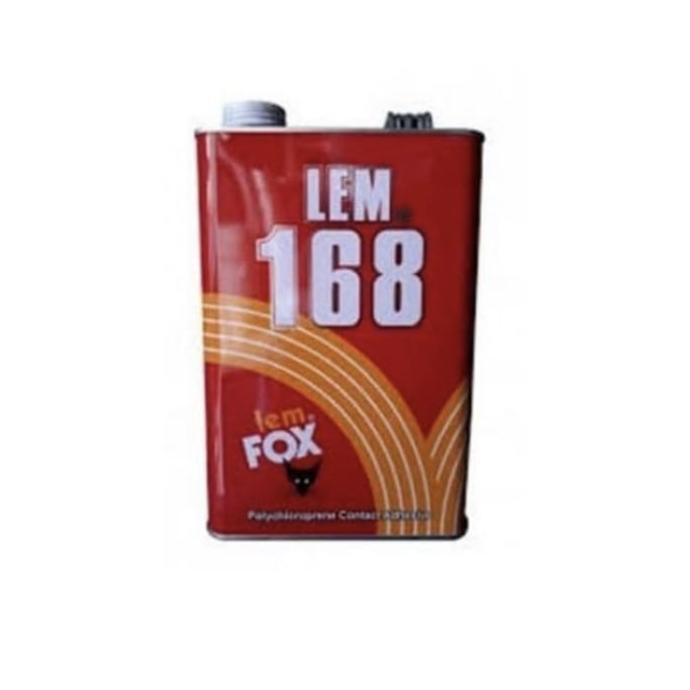 

Lem Fox Kuning 168 Polos Galon 2.5 Kg Lem Hpl Lem Kuning 168