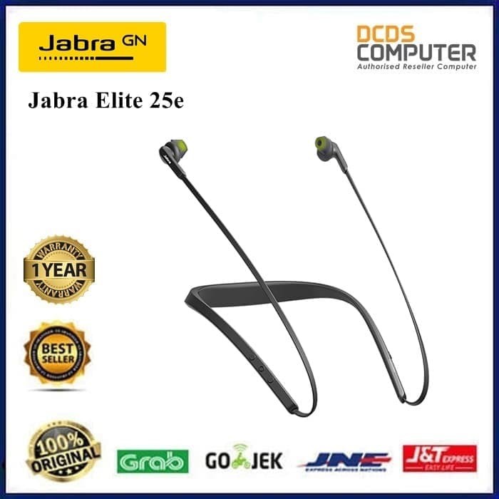 Jabra Elite 25e Wireless Headset Bluetooth - Hitam