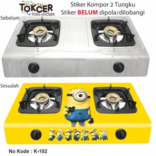  Stiker  Kompor 2 Tungku MINIONS  Shopee Indonesia