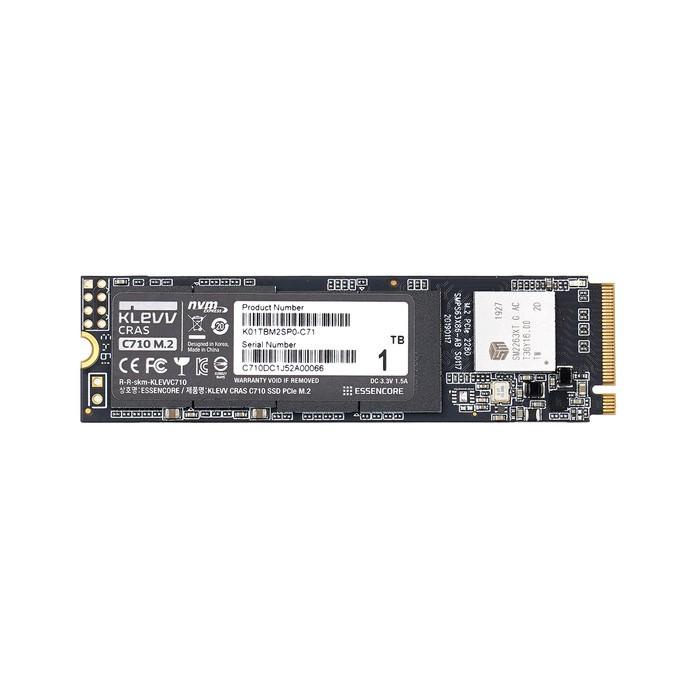 Klevv Ssd Cras C710 1Tb M.2 2280 Nvme Pcle Gen3 X4 - K01Tbm2Sp0-C71