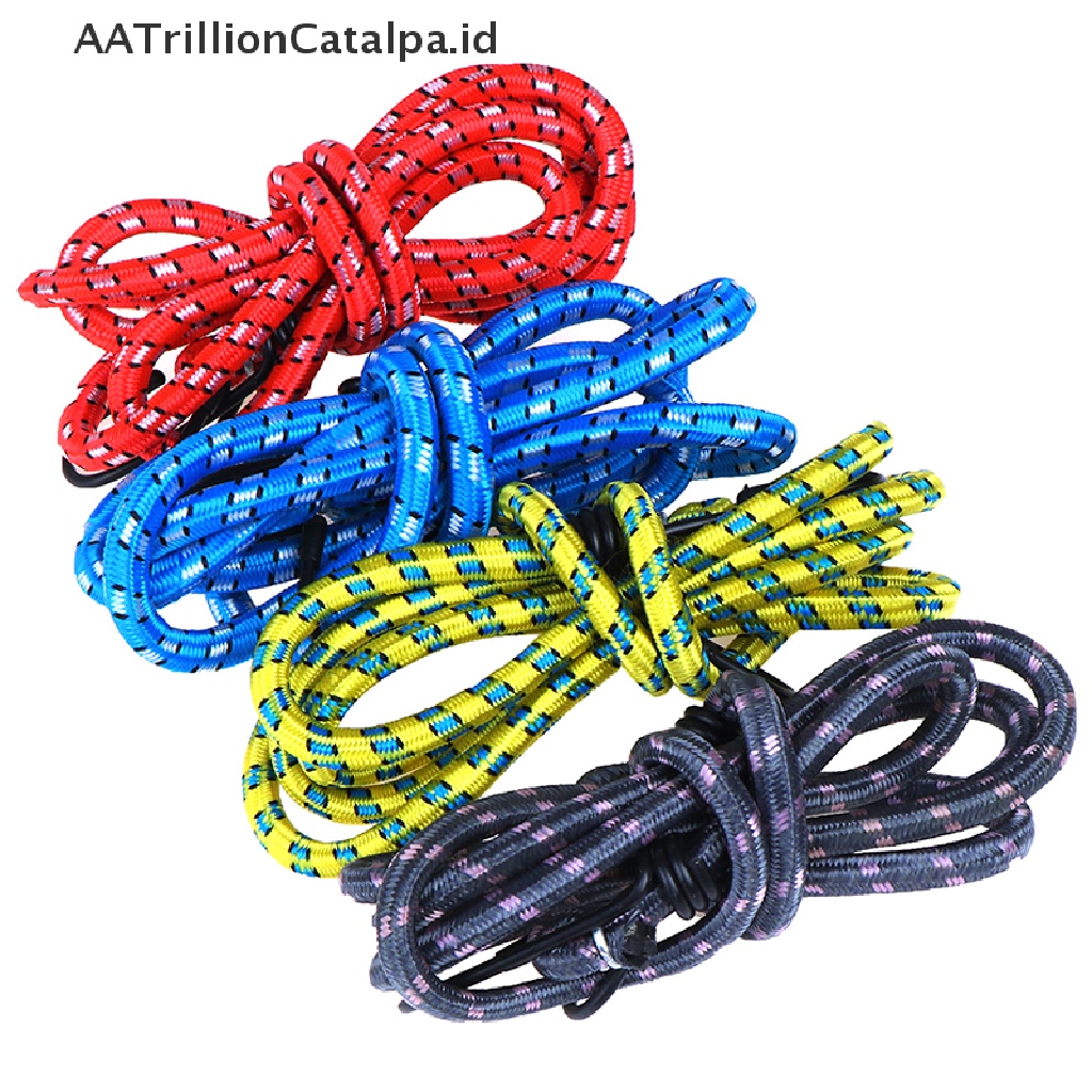 Aatrillioncatalpa 1pc Tali Bungee Elastis 1.5m Dengan Kait Untuk Sepeda