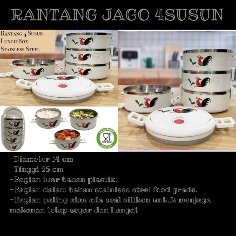 RANTANG AYAM JAGO 4SUSUN