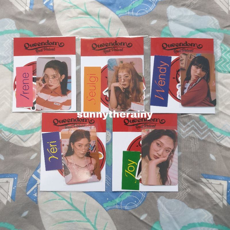 [SEALED] Red Velvet Queendom MD Luggage Sticker Photocard Set Ready Stock