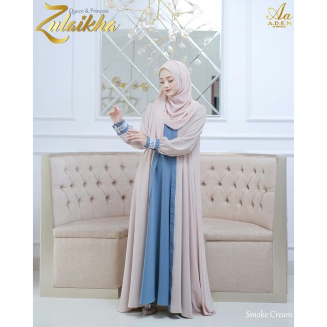 READY STOCK ZULAIKHA DRESS BY ADEN HIJAB