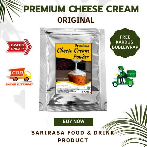 

250 Gr Premium Cheese Cream Powder / Topping Cheese Krim / Krim Keju / Topping Minuman / Keju leleh / Krim keju lumer