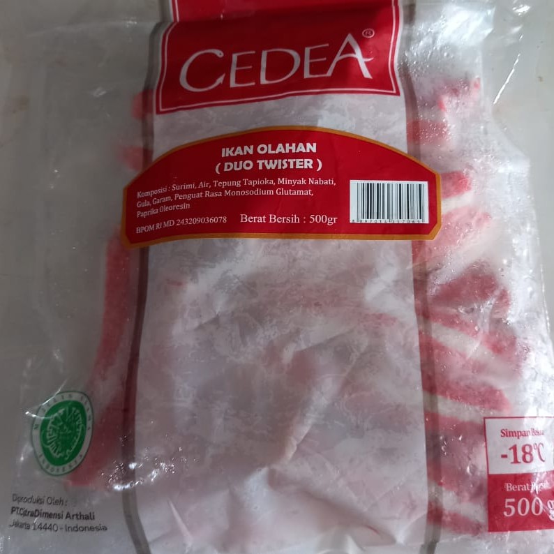 

Cedea Ikan Olahan / duo twister 500 Gram