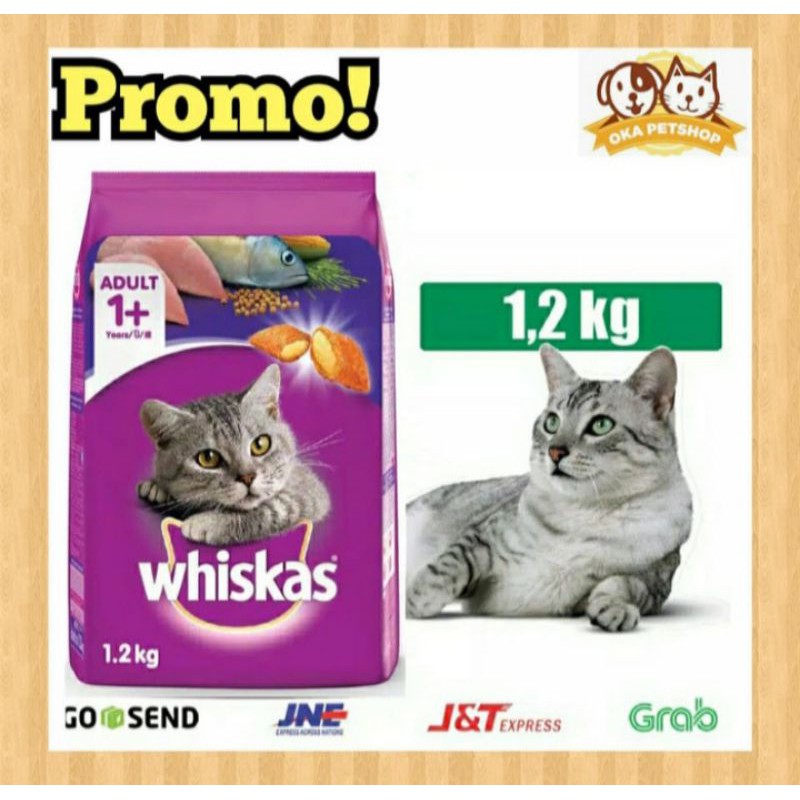 Makanan Kucing Whiskas 1,2kg freshpack