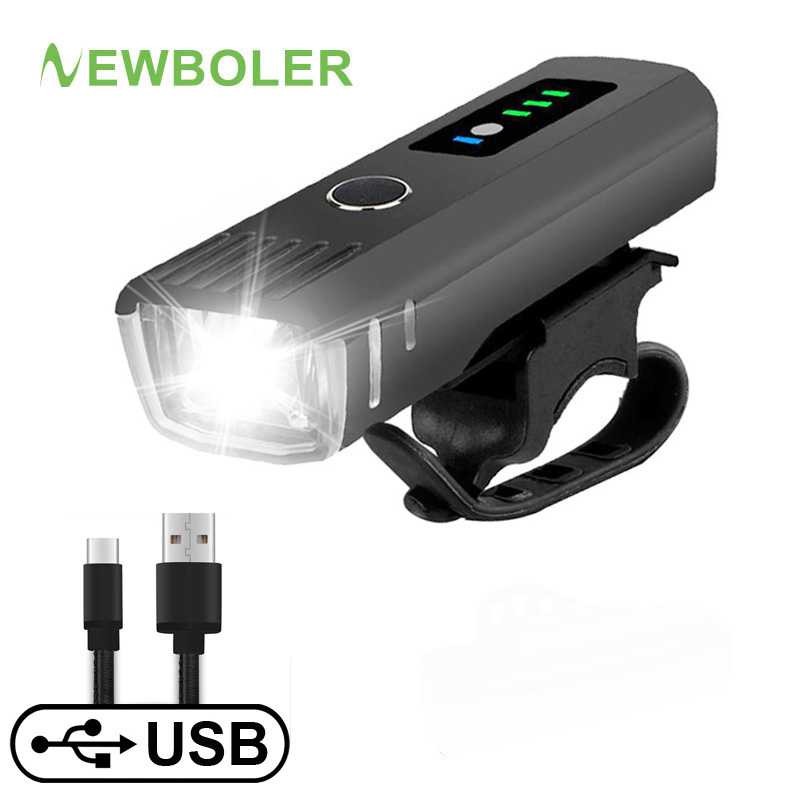 Paling Dicari ! Newboler Lampu Sepeda LED USB Rechargeable 350 Lumens - A034