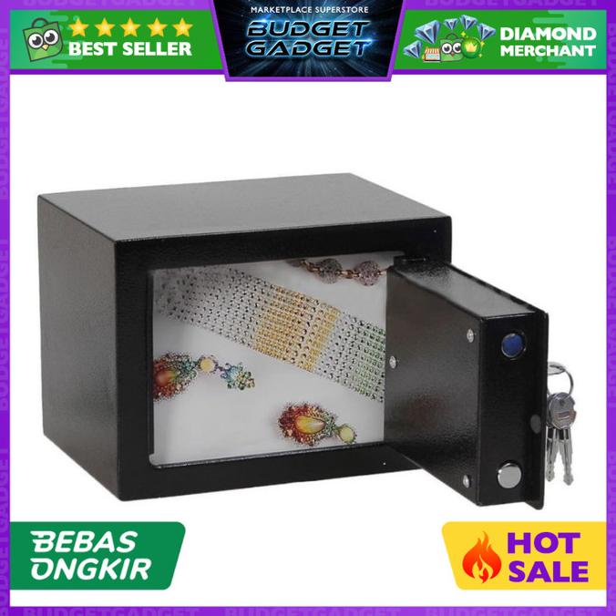 

Office & Stationery | Document Organizer | Brankas Mini Home Safe Box Deposit 23 X 17 X 17 Cm - Leshp | Best Seller