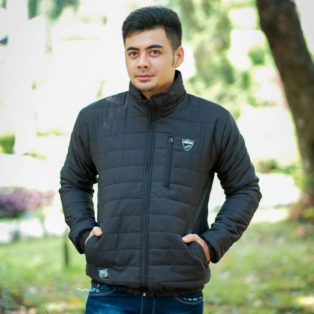 Jaket puffer casual jaket puffer indigo jaket puffer simple jaket puffer kerah