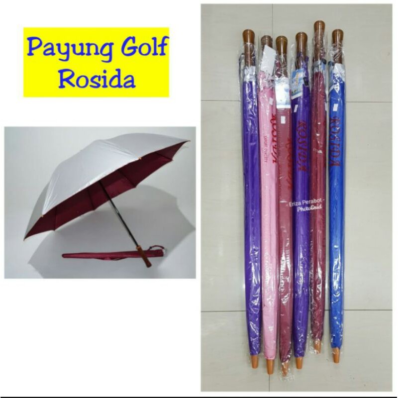 Payung Golf Rosida Jumbo / Payung Jumbo Panjang / Payung Hujan