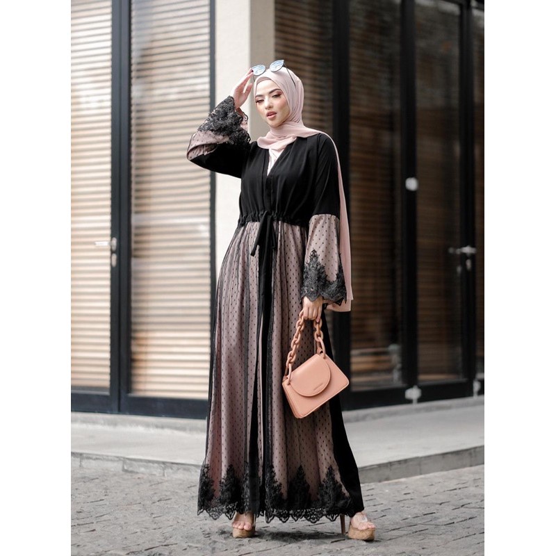 LIE Abaya Gamis Dubai Turkey Turki 608 By Alaydrus Collection