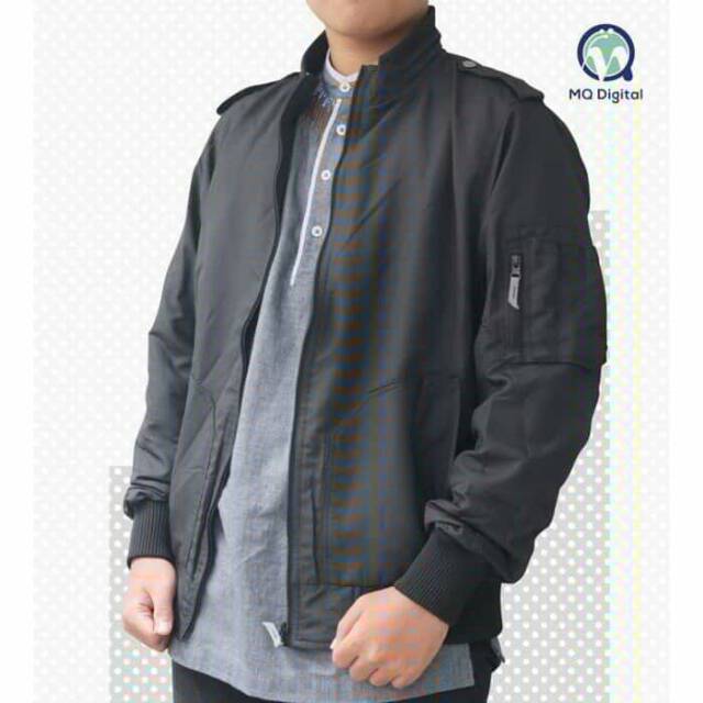 MQ apparel jaket bomber biasa