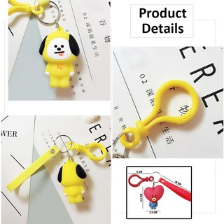  GANTUNGAN  KUNCI CUTE BONEKA BT21  KEYCHAIN CARTOON HIASAN 