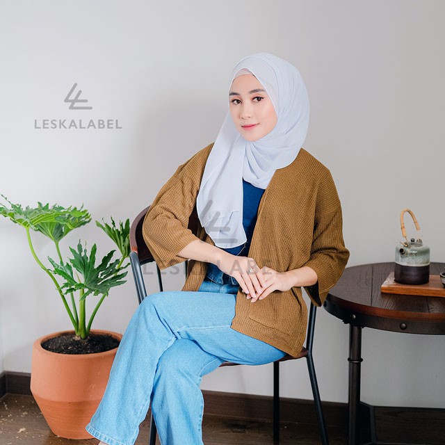 Cardigan Rajut Tebal Oversize Wanita Loccy Sweater Premium Murah