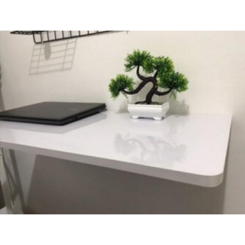 Meja lipat komputer P 60 x 40 lapisan HPL