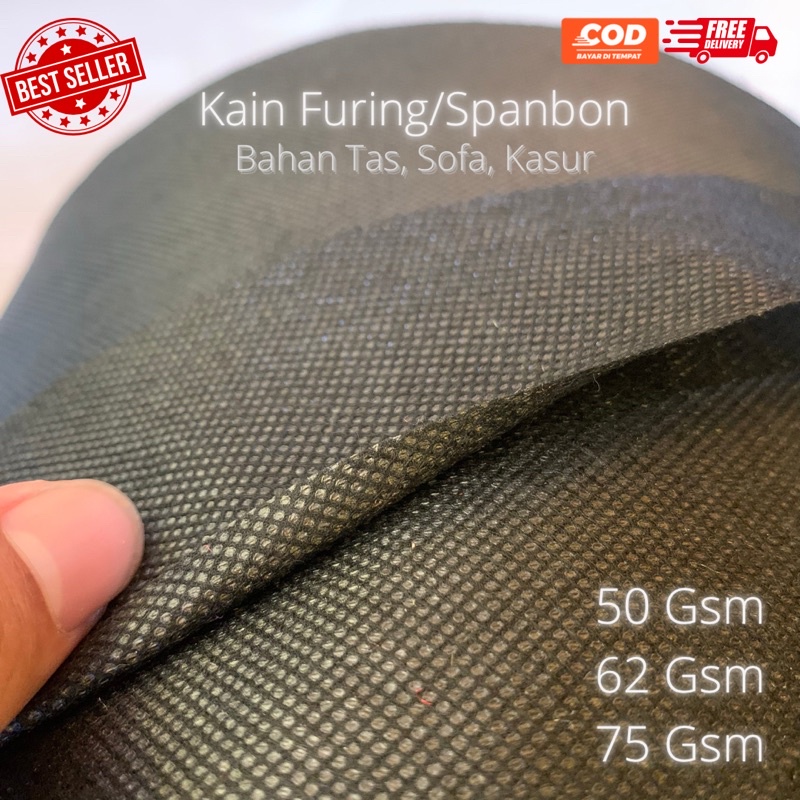 Kain puring/spanbon/nonwoven Per-0.5 meter