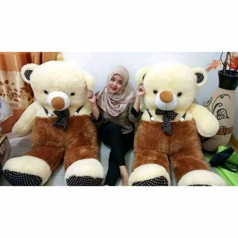 Boneka Teddy bear jojon super jumbo 120 cm TERBARU /GaleriBoneka/TERLARIS Bisa COD