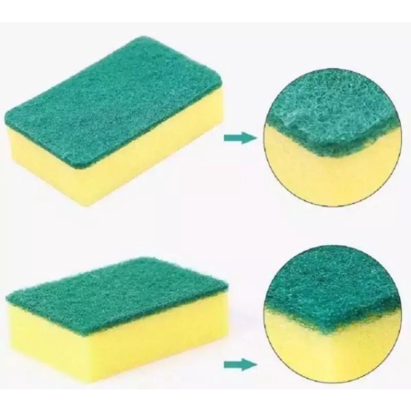 sponge cuci piring 2in1