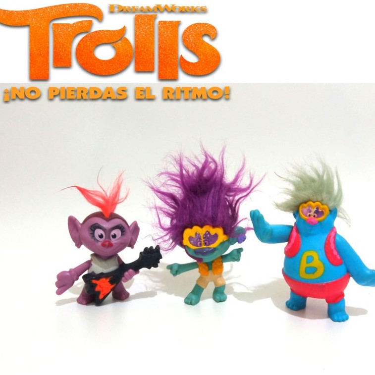 Mainan anak hadiah happy meal mcd trolls