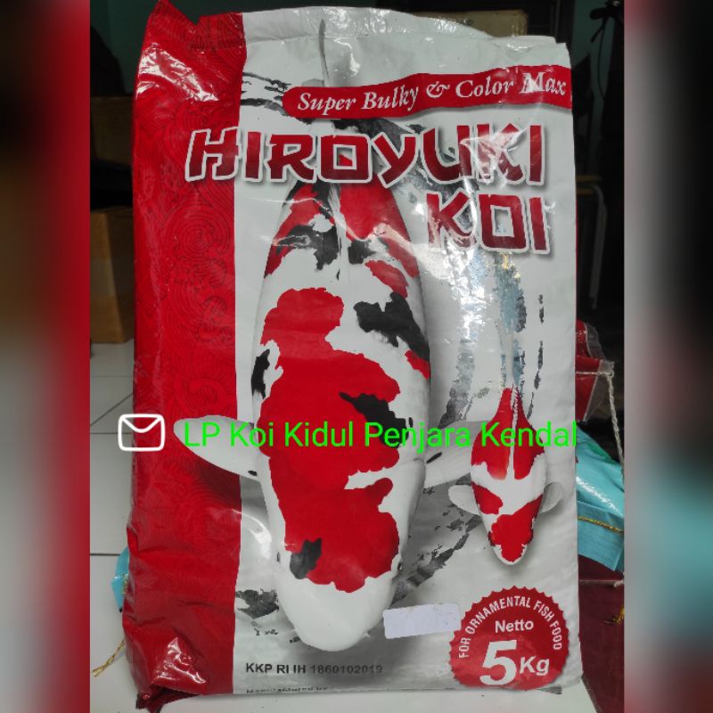 Pakan Koi Hiroyuki Original 5 Kg 5kg
