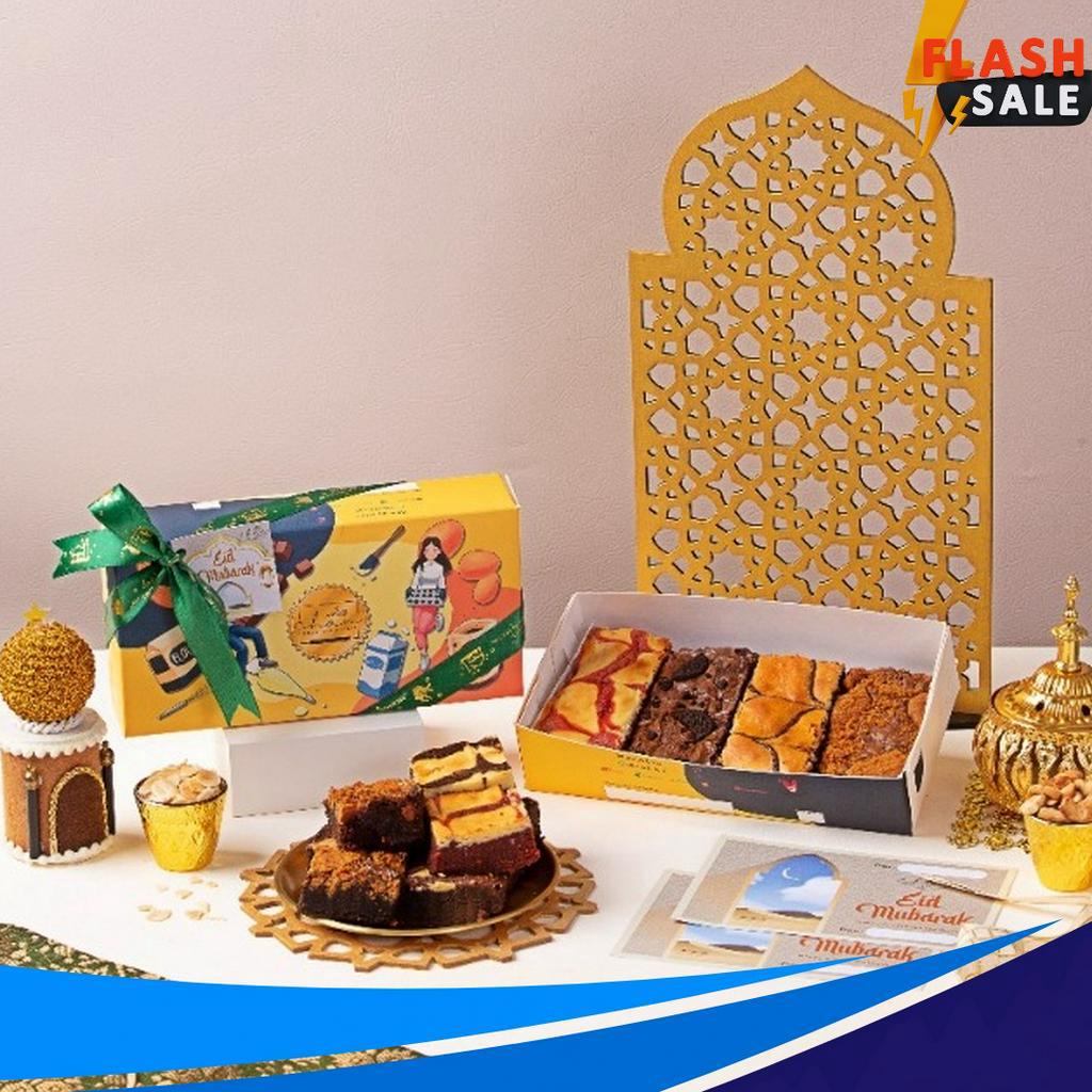

TERLARISSS Brownies Mix Premium Dark Chocolate Chan Patisserie Hampers Kue LebaranEid MubarakIdul Fitri Size 2x1cm