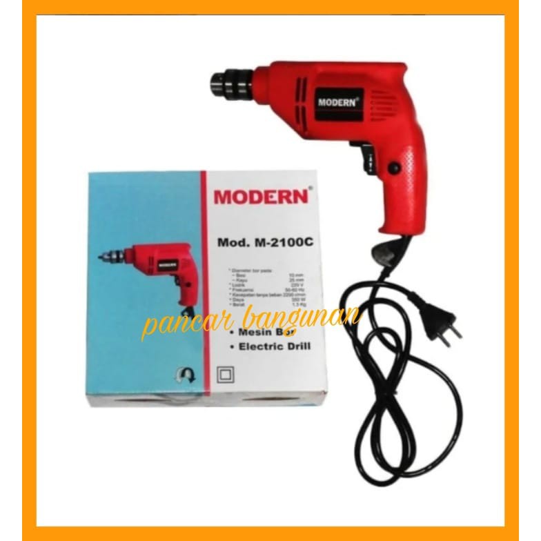MESIN BOR MODERN M2100C - MESIN BOR MODERN MOD M2100C - MODERN MESIN BOR - MESIN BOR TANGAN LISTRIK