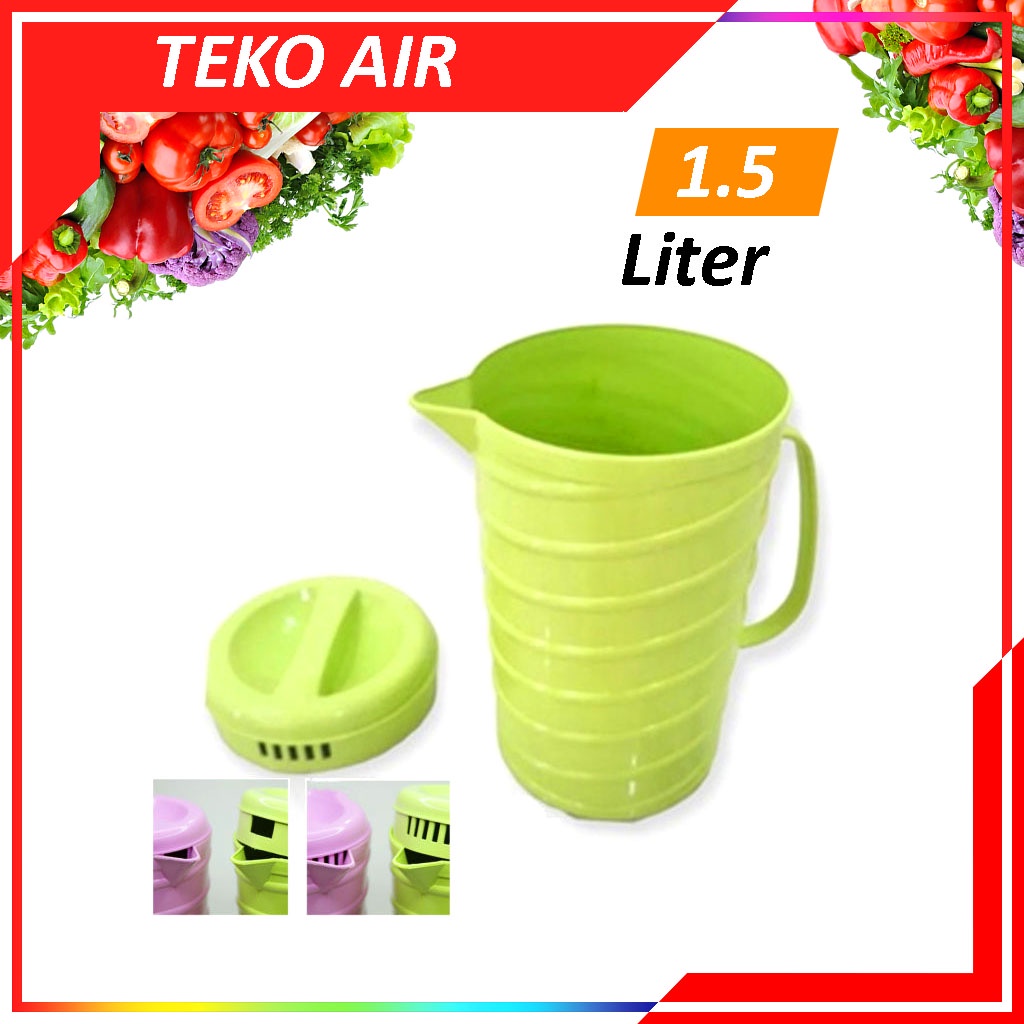 Teko Plastik Tempat Air Minum Water Jug Ukuran 1,5 Liter Model Ulir - Teko Air 1.5 Liter