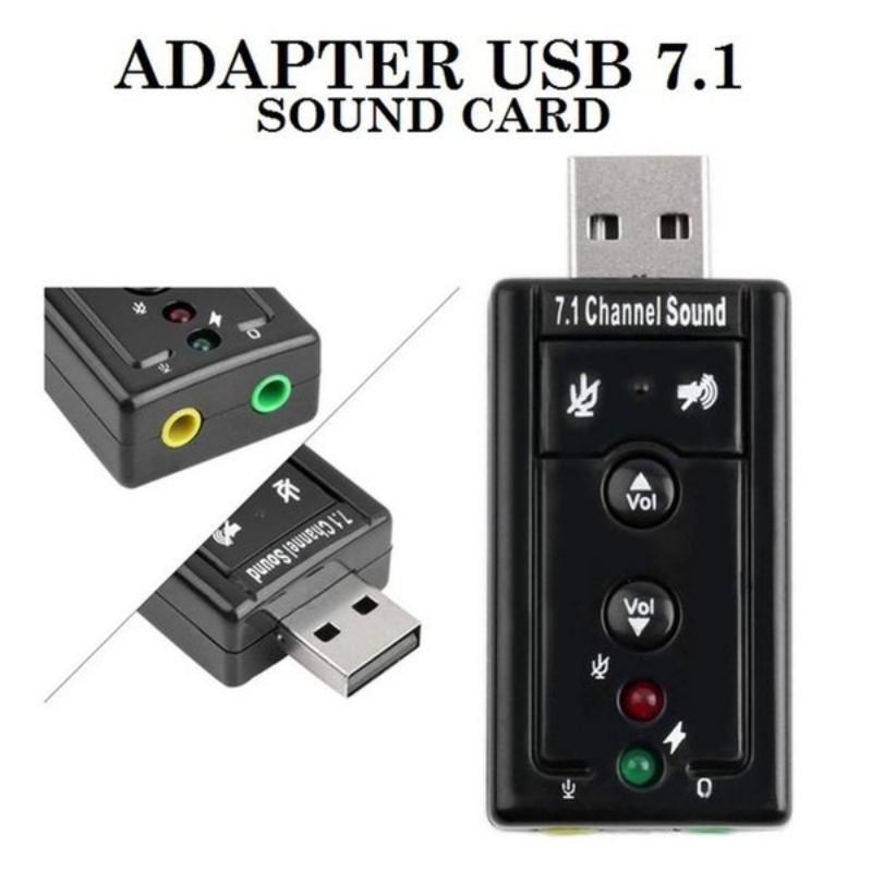 USB SOUNDCARD EXTERNAL ADAPTER