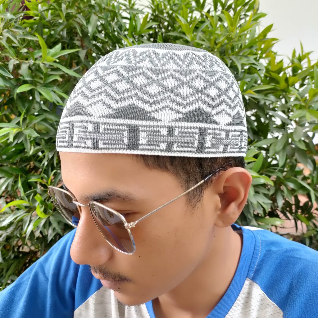 Peci Rajut Motif / Peci Haji / Peci Murah / Peci / Kopiah