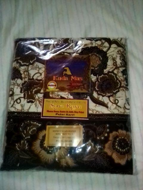 Sprei Batik Pekalongan Sprei Motif Sprei Batik Soga Kayu Polos Kawung