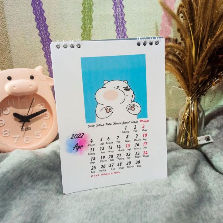 

⍈ Kalender Meja/duduk 2022 dan 2023 ada Pasaran Jawa/tanggal jawa ukuran A5 , bisa custom foto sendiri ♟