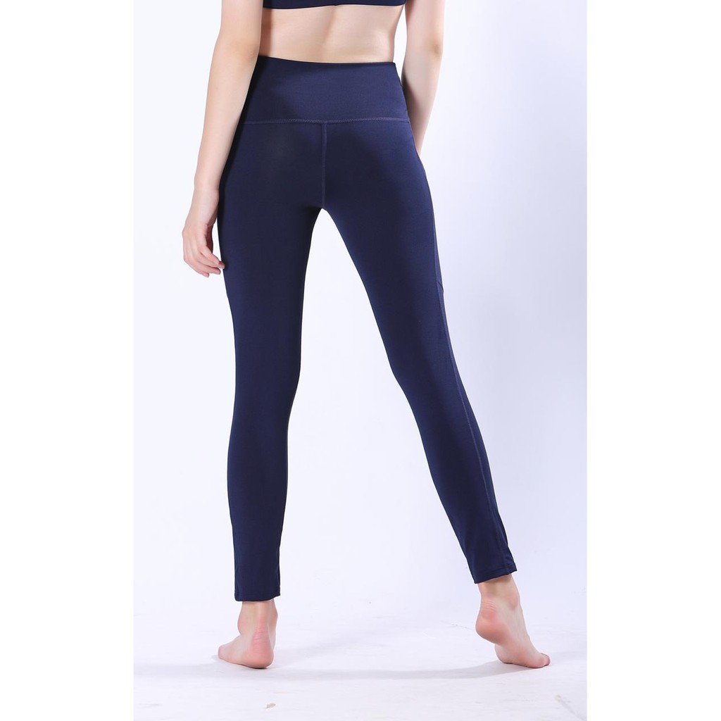 Legging Olahraga Wanita Celana Senam Gym Fitnes Model Kantong Wsm 863