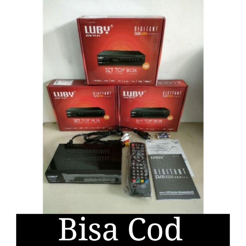Set Top Box /STB / Decoder penerima tv digital pada tv tabung merk Luby