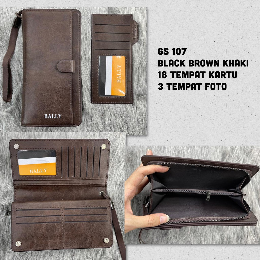 DOMPET KULIT PANJANG ELEGAN PRIA MODEL TERBARU - Dompet Panjang Import Kulit - Dompet Branded