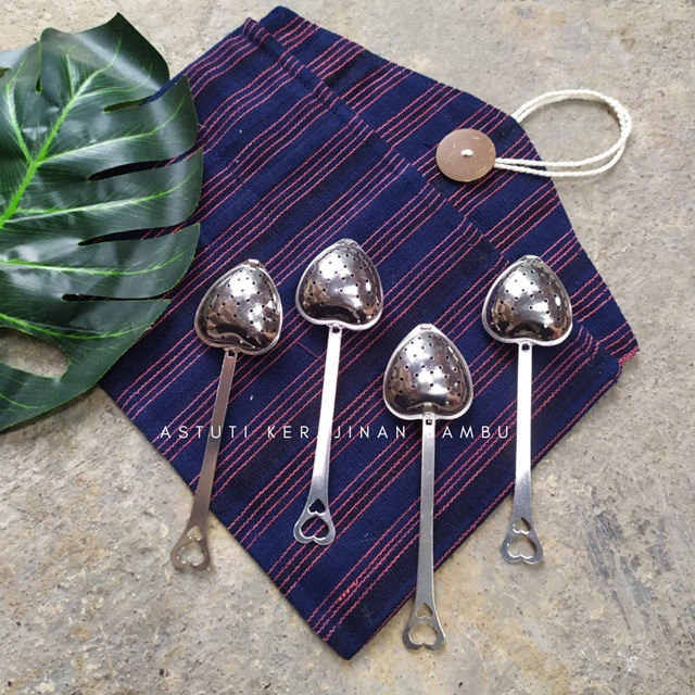 Saringan Teh Stainless/Saringan Teh Love/Tea Infuser Stainless/Saringan Teh Love Stainless/Tea Infus