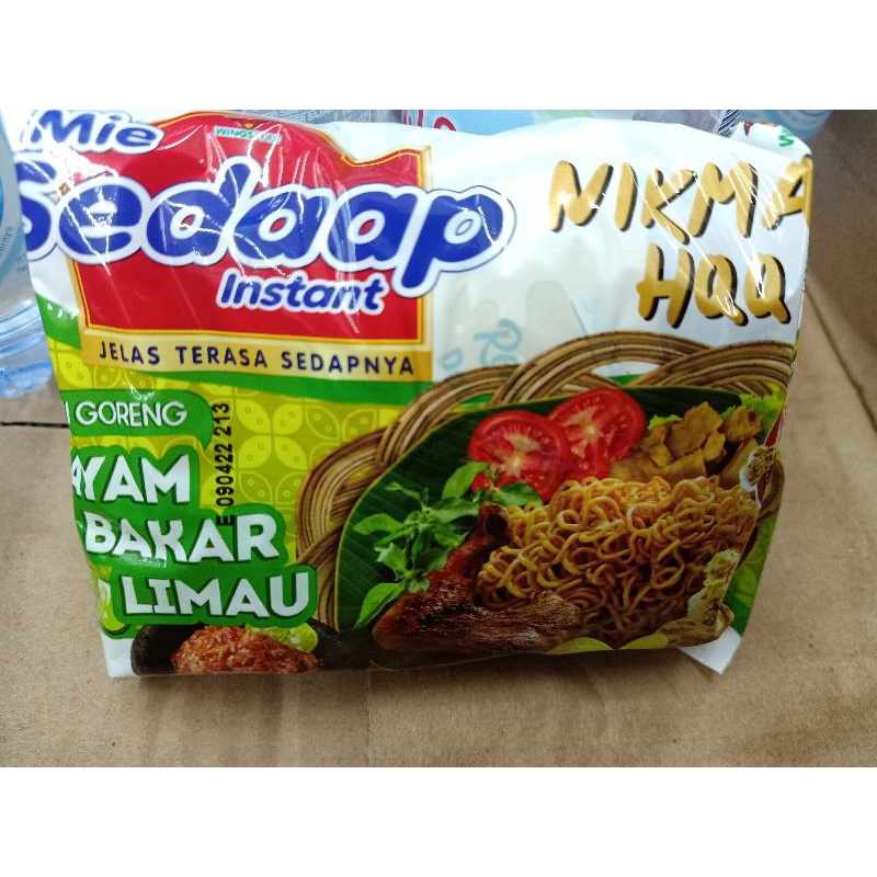 

mie sedap ayam bakar limau