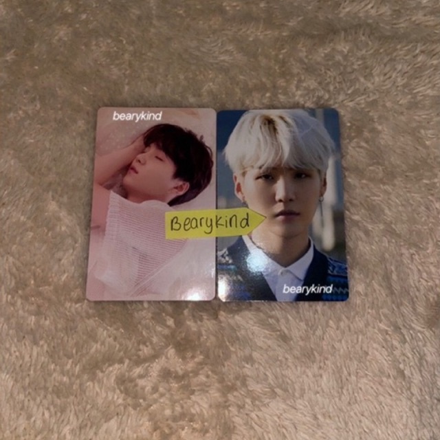 (Baca Deskripsi) OFFICIAL PC / PHOTOCARD YOONGI SUGA TEAR U BOBO