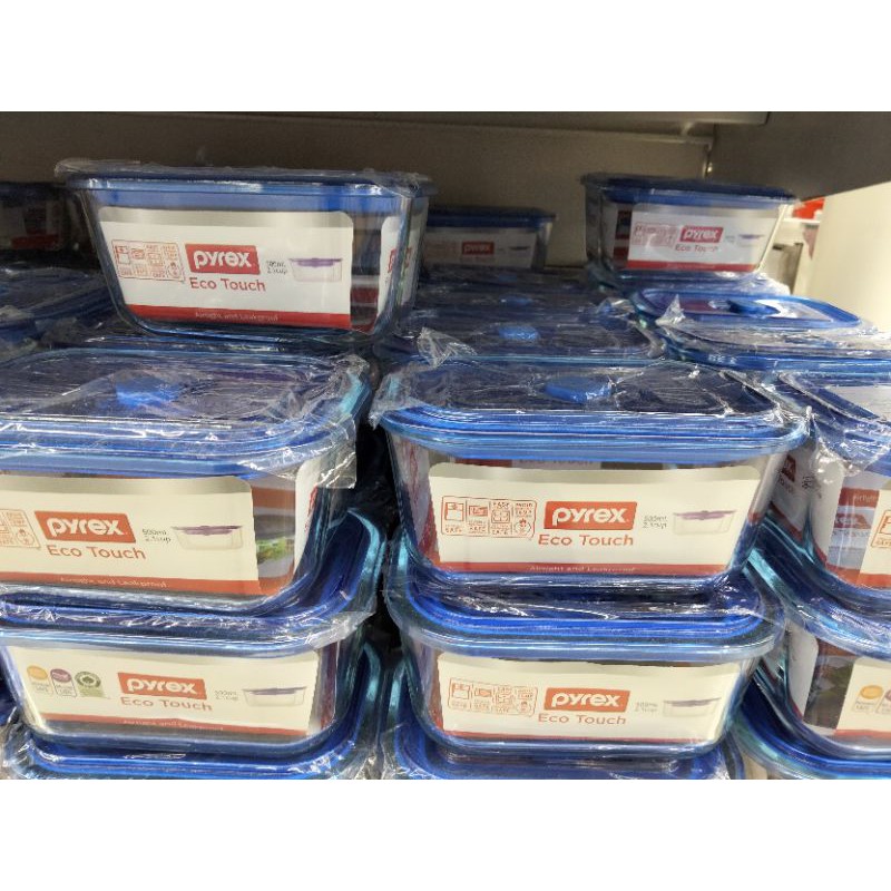 PROMO PYREX ECO touch 500 ml wadah kaca tahan panas  Microwave