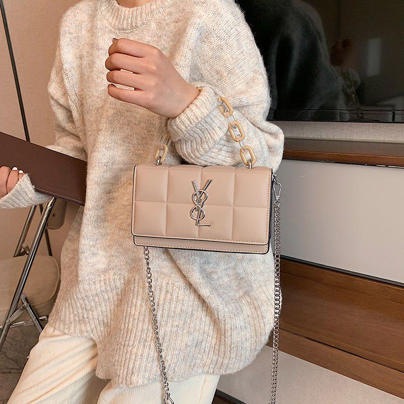 [ SIAP KIRIM ] Tas Wanita Fashion Rantai Transparan 7388-7602/Slimbag YSL/Tas Import Fashion Selempa