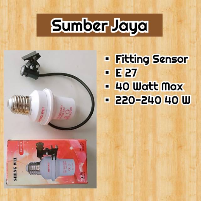 Fitting Lampu Sensor Fitting Sensor