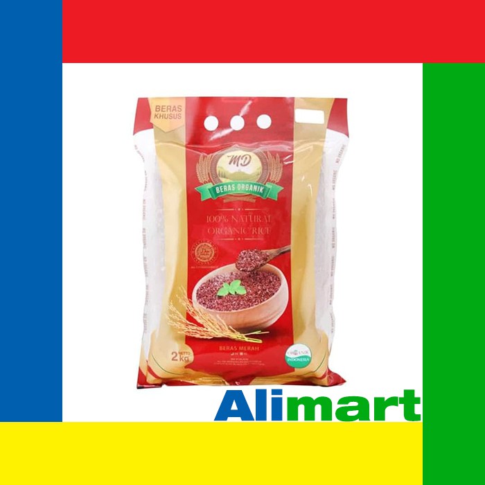 

Beras Md organic red rice 2kg