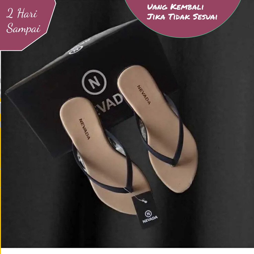 Invincible Sandal Nevada Wanita Japit Jepit Sendal Cewek Murah Sandal Santai