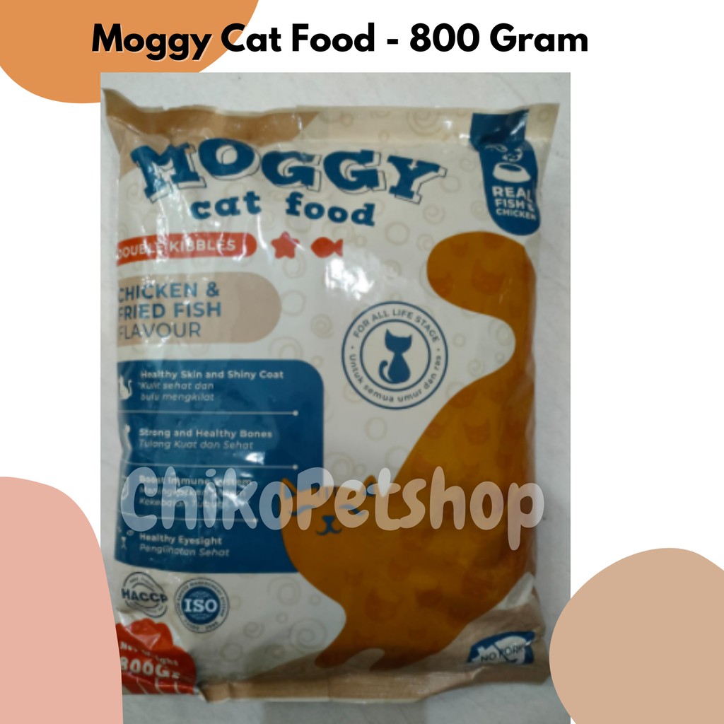 Moggy Cat Food - 800 Gram makanan kucing