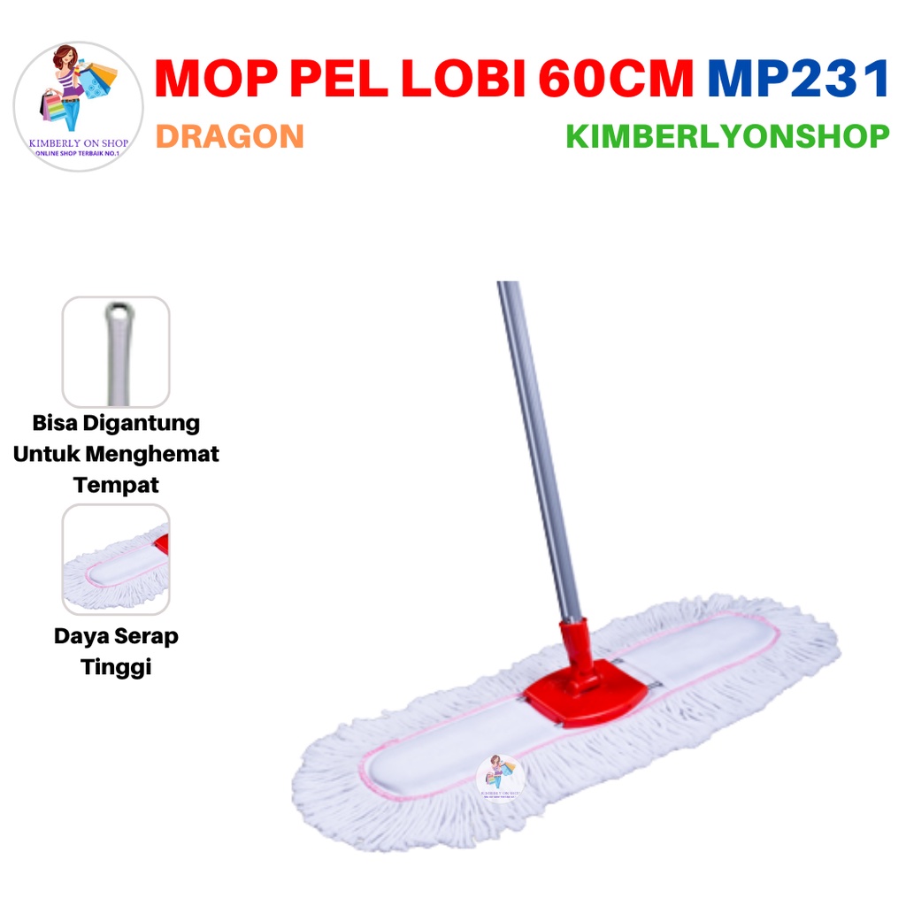 Mop Pel Lobi 60 cm Alat Pel Lantai MP 231 Dragon