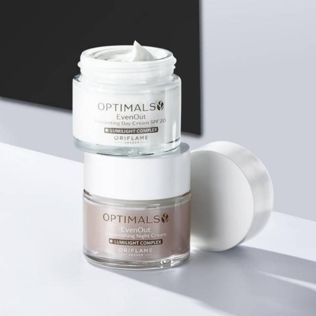 Optimals even out day cream and night cream Shopee Indonesia