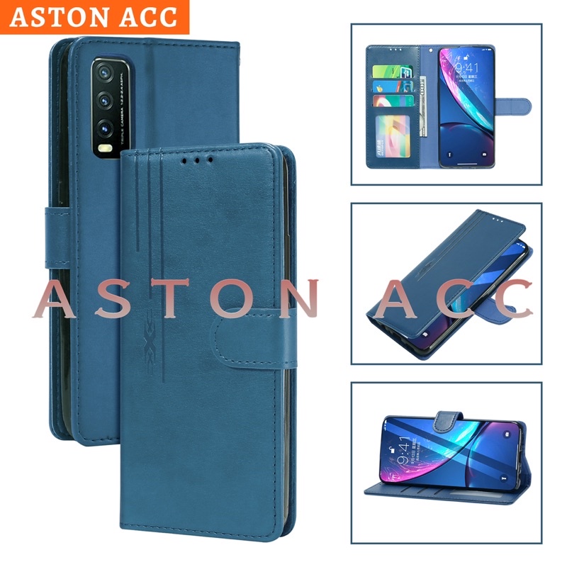 Leather Wallet Flip New Vivo V5,V7,V7+,V9,V11,V11 Pro,V15,V15 Pro,V17 Pro,V19,V20,V20 Se,Y12/15/17